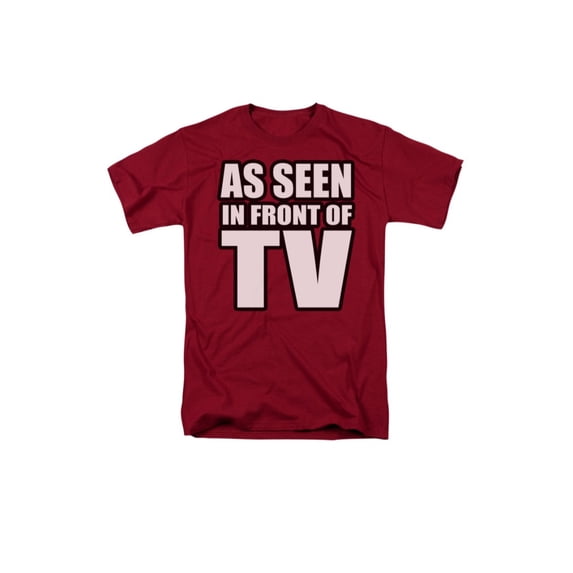 As Seen In Front Of TV Humorous Funny Saying Adult T-Shirt