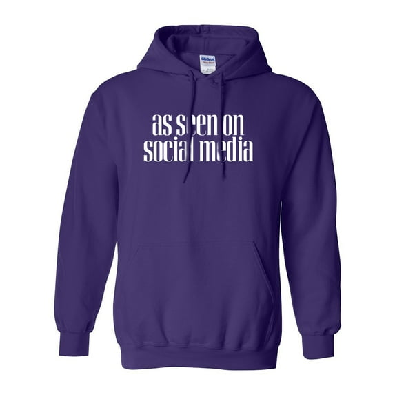 As Seen On Social Media Adult Hooded Sweatshirt