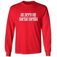 thumbnail image 1 of As Seen On Social Media Adult Long Sleeve T-shirt, 1 of 1