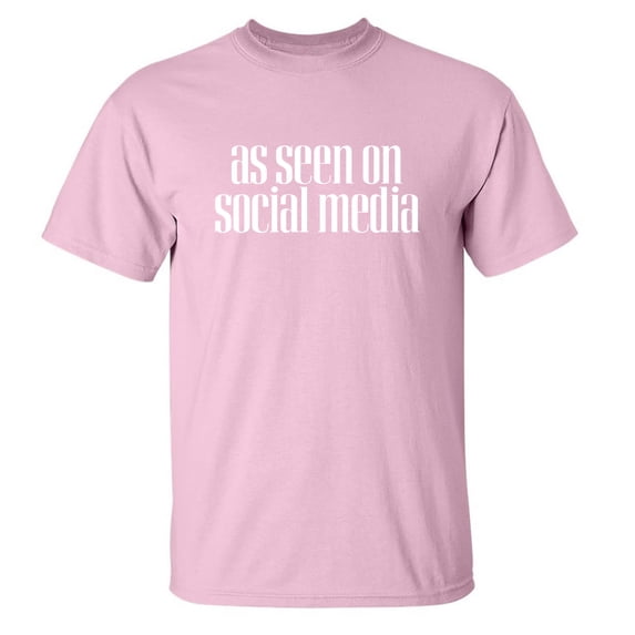 As Seen On Social Media Adult Short Sleeve T-shirt