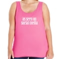 thumbnail image 1 of As Seen On Social Media Womens Tank Top, 1 of 1