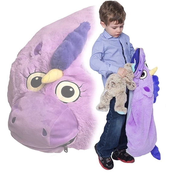 As Seen On TV - Muncheez Coolest Stuffed Animal Bag Plush Toys - Unbelievable Unicorn