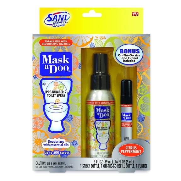 As Seen On TV Sani-360 Mask-a-Doo Bathroom Odor Eliminator