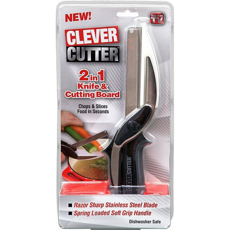 Clever Cutter 2in1 Food Chopper Replace Your Kitchen Knives and Cutting  Boards 761873132020
