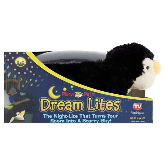 As Seen on TV 6.5" Pillow Pets Dream Lites Playful Penguin Plush Toy
