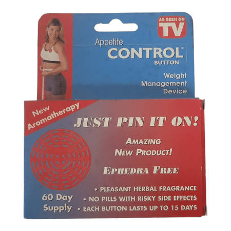 As Seen on TV - Appetite Control Button Weight Management Device - Red