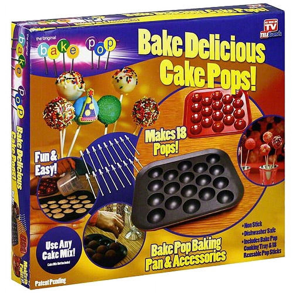 Cake Pops Shapes Instant Silicone Baking Pan Set - Complete Easy-to-Use  Food Grade Silicone Cake Batter Tray - Vandue