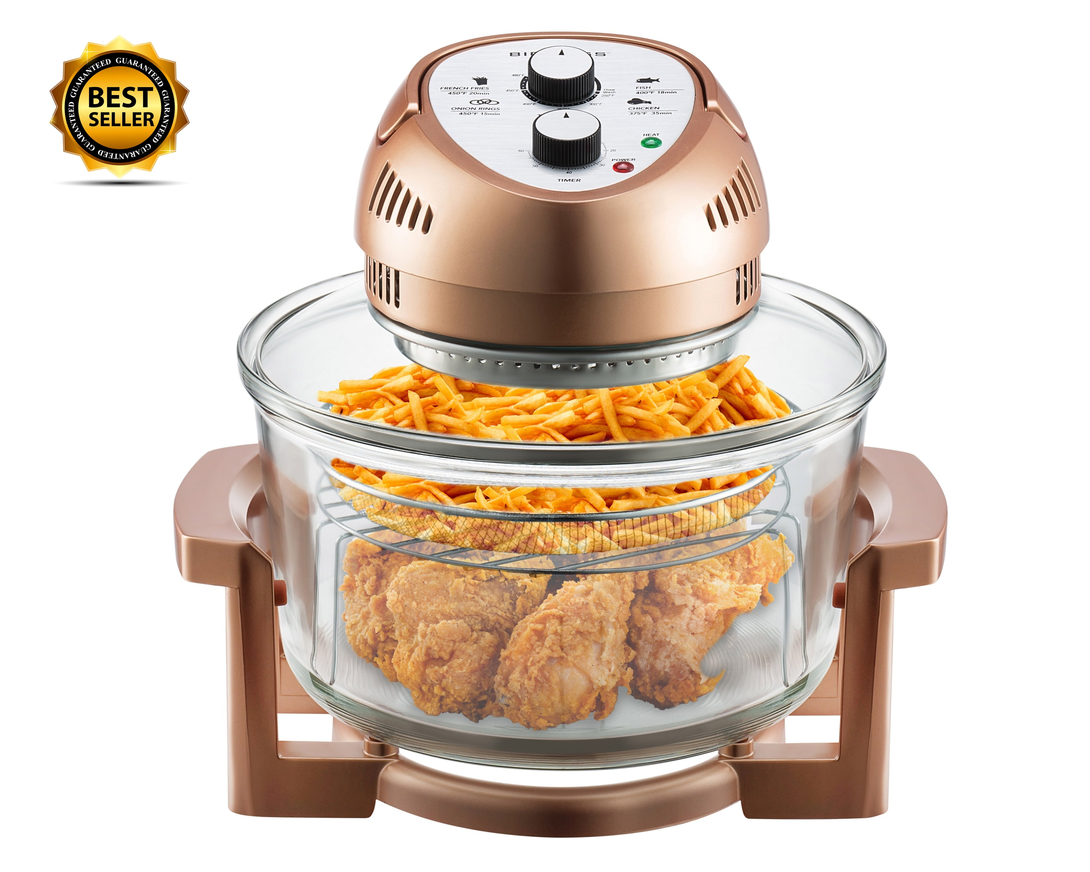 As Seen on TV Big Boss 16 Quart Oilless Air Fryer and Convection Oven