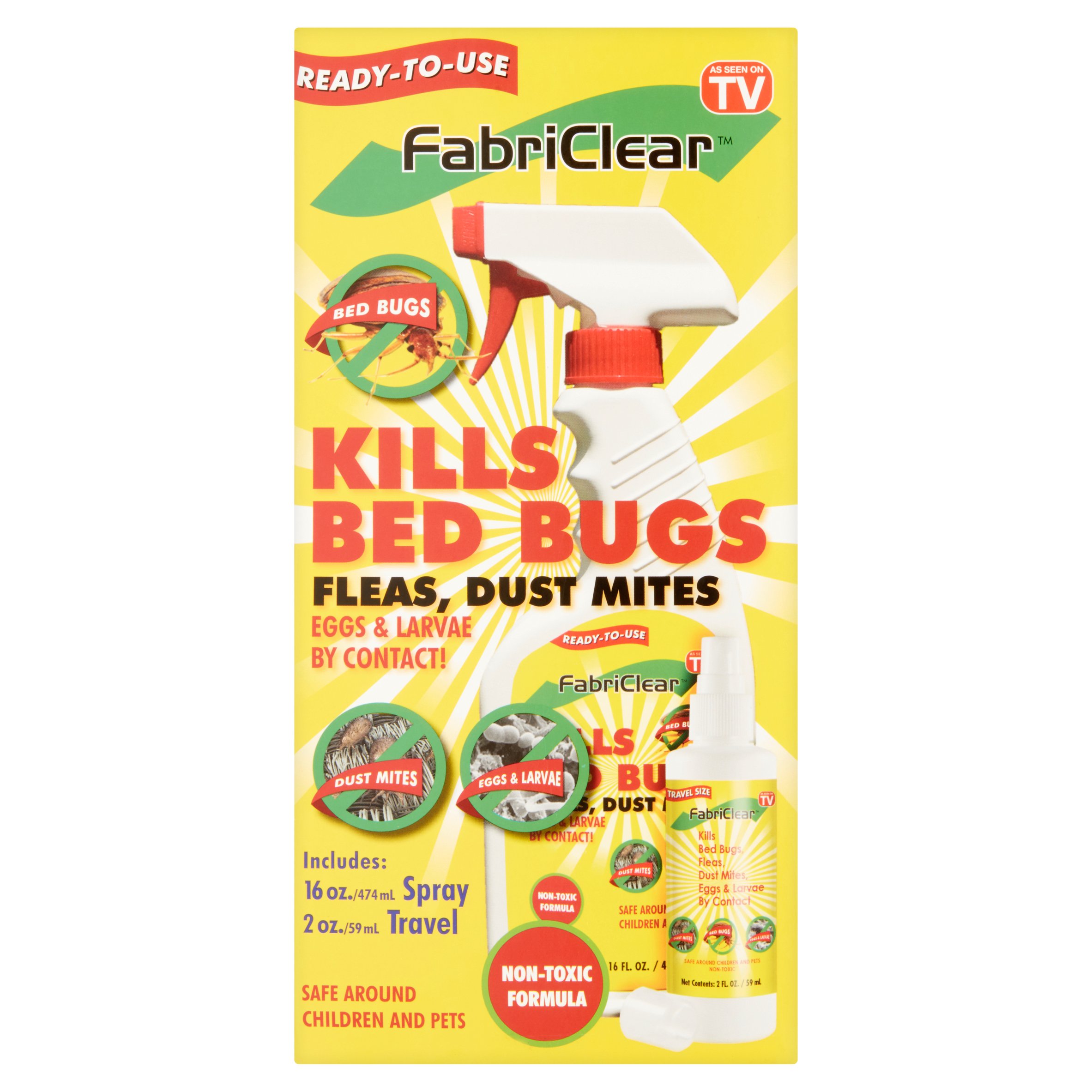 As Seen on TV FabriClear for Bed Bugs - image 1 of 5