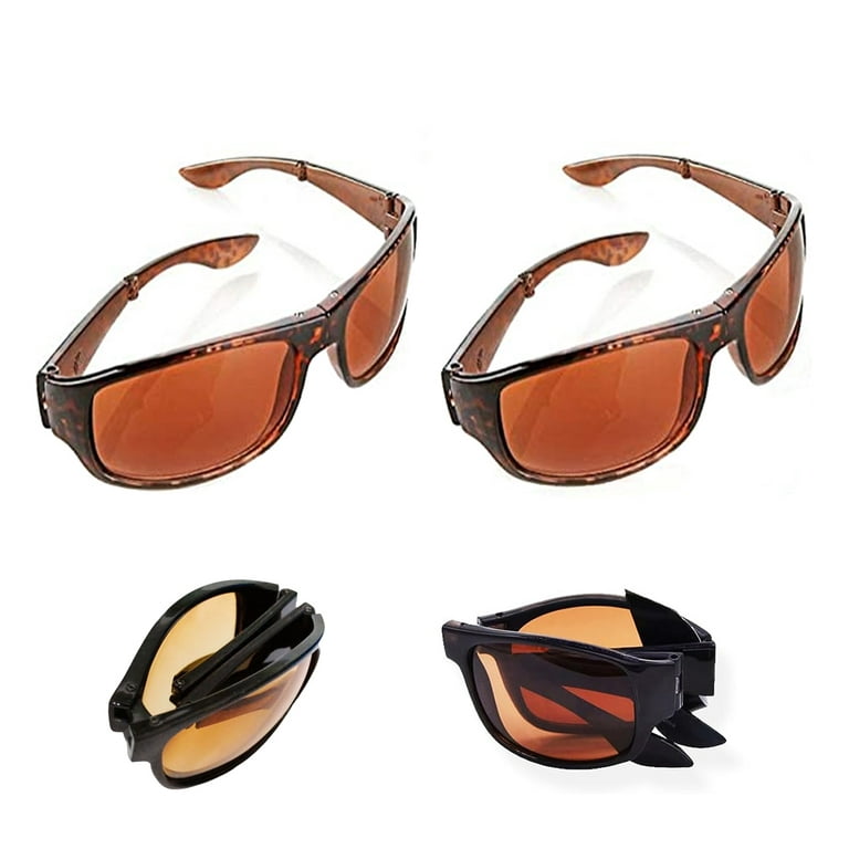 As Seen on TV Fold Away Stylish Design Unisex Adult Sunglasses
