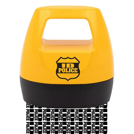 As Seen on TV Larger ID Police Double Wide Identity Protection Roller Stamp
