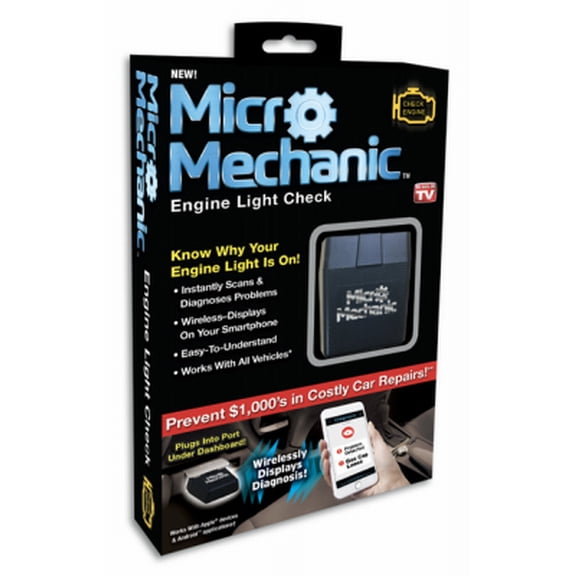 As Seen on TV MM-MC12/6 Micro Mechanic OBD2 Diagnostic Scanner
