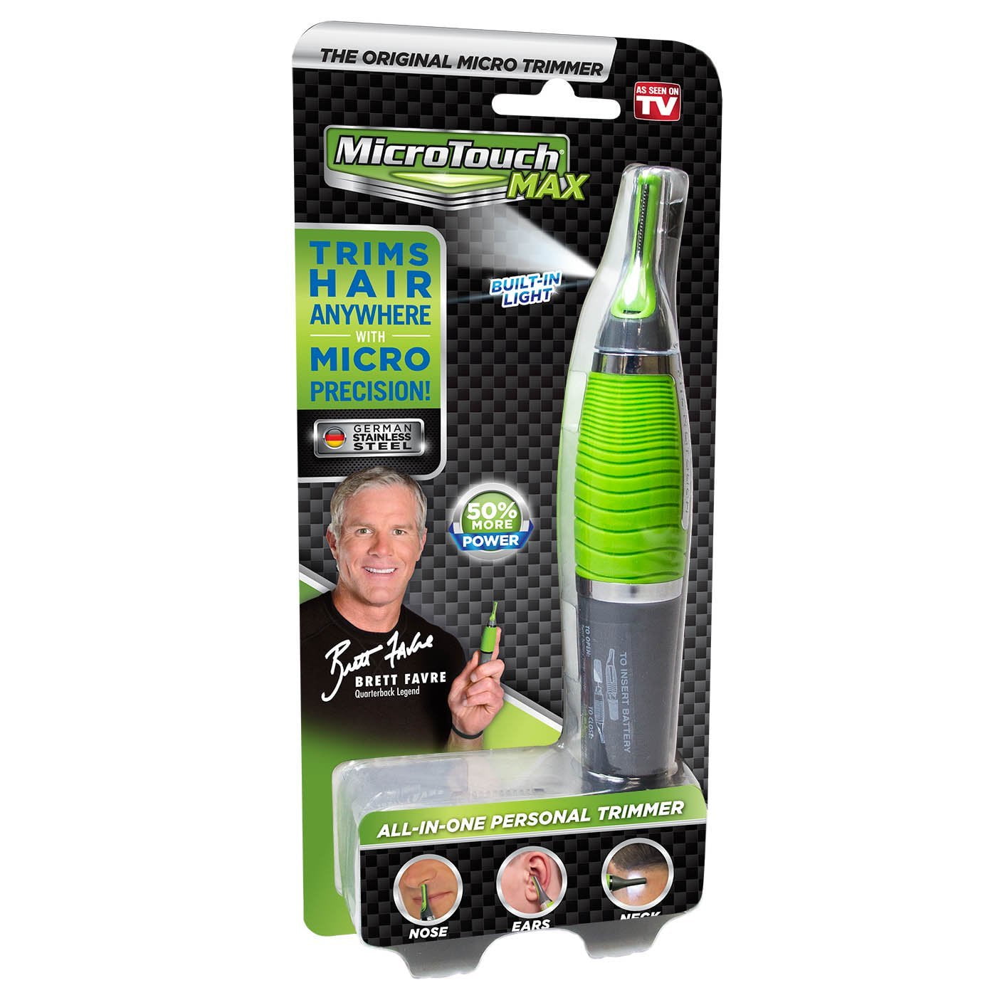 As Seen on TV MicroTouch Max 5-in-1 Personal Hair Trimmer for Men