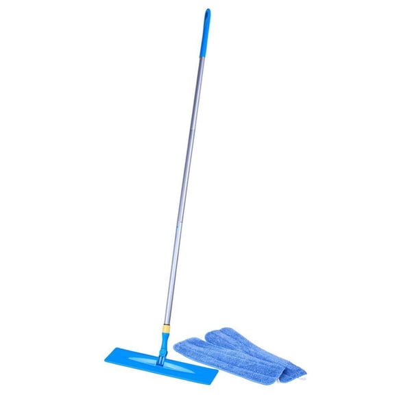 As Seen on TV - Microfiber Swivel Mop with 2 Reusable Pads  16" Floor Cleaner for Hardwood, Tile & Vinyl Floors