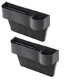 thumbnail image 1 of As Seen on TV - Multifunctional Car Caddy Between Seat Organizer Cup Holder - Black 2 Pack, 1 of 5