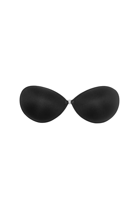 Nucomfort Adhesive Backless Bra, C Cup (BLACK) Black