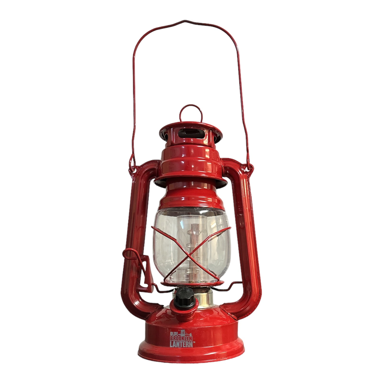 As Seen on TV, LED Lantern, Olde Brooklyn, Red Vintage-Inspired