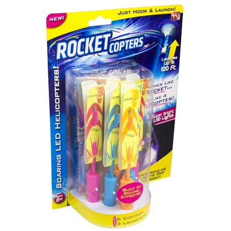As Seen on TV Rocket Copters, Slingshot LED Heliports