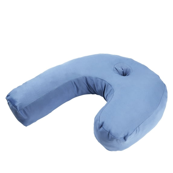 As Seen on TV - Side Sleeper Adjustable Head & Neck Memory Foam Fill Pillow (2.75lb) - Blue