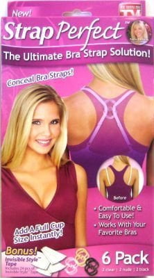 Strap Perfect the ultimate bra strap solution cleavage control 6 pack