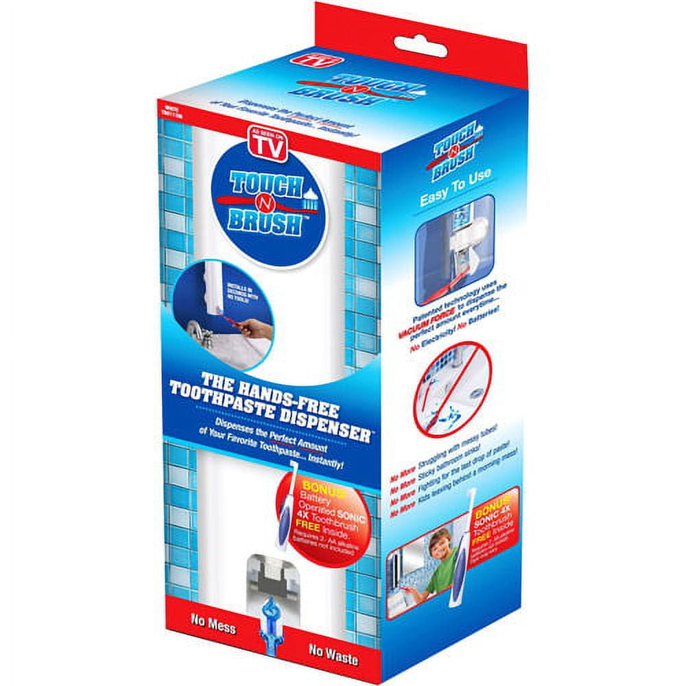 As Seen on TV Touch N Brush Toothpaste Dispenser, White