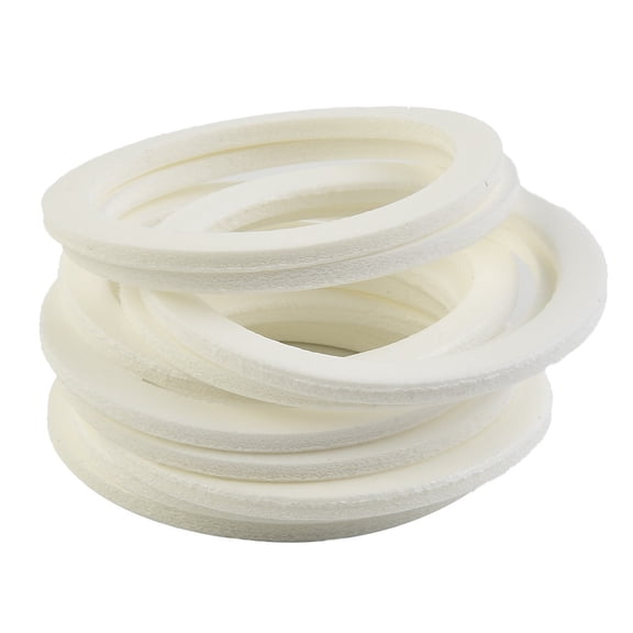 As Shown 10Pcs Rubber Seal Ring Accessory Heat-Resistant Silicone O-Ring For Ibc Cap Lid S60X6 Pe Foam Seal Replacement Seal Parts