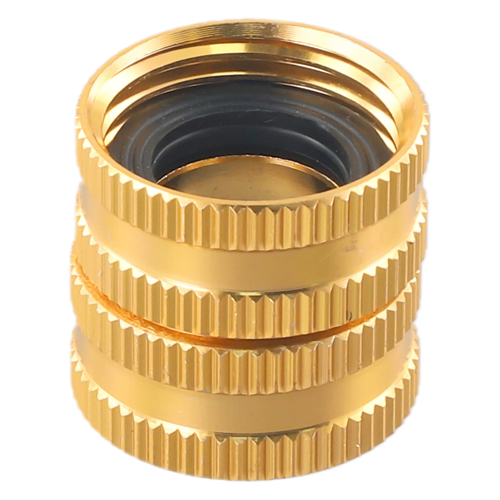 Outdoor Hose Repair Brass Two Way Female Connector Garden Hose Adapter 3/4  Brass Connector Garden Hose Adapter 3 4 Brass Connector Swivel 1x Brass Connector  Garden Hose Female To Female