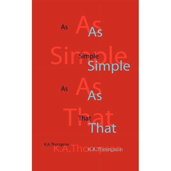 As Simple as That (Paperback)