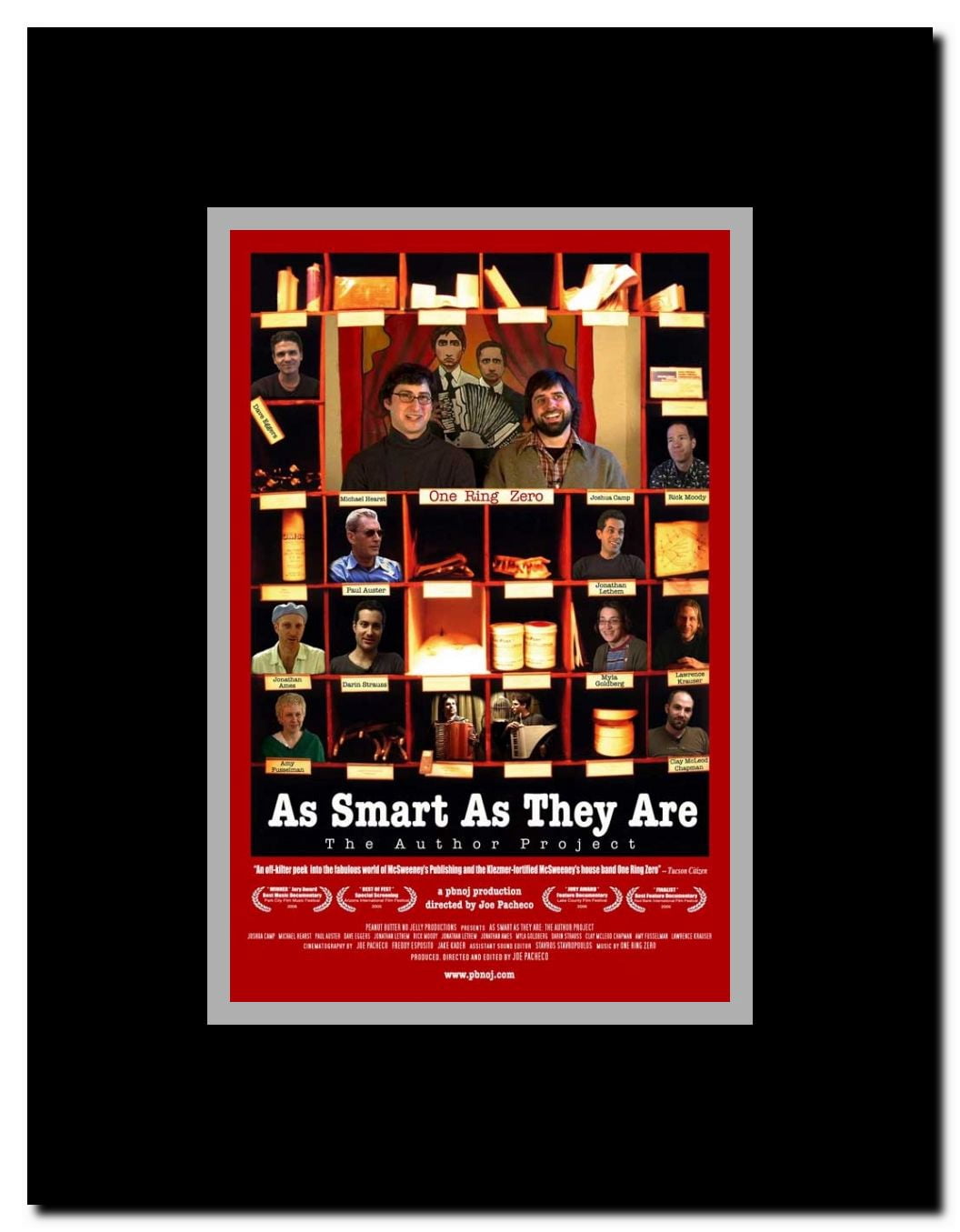 As Smart As They Are: The Author Project Framed Movie Poster