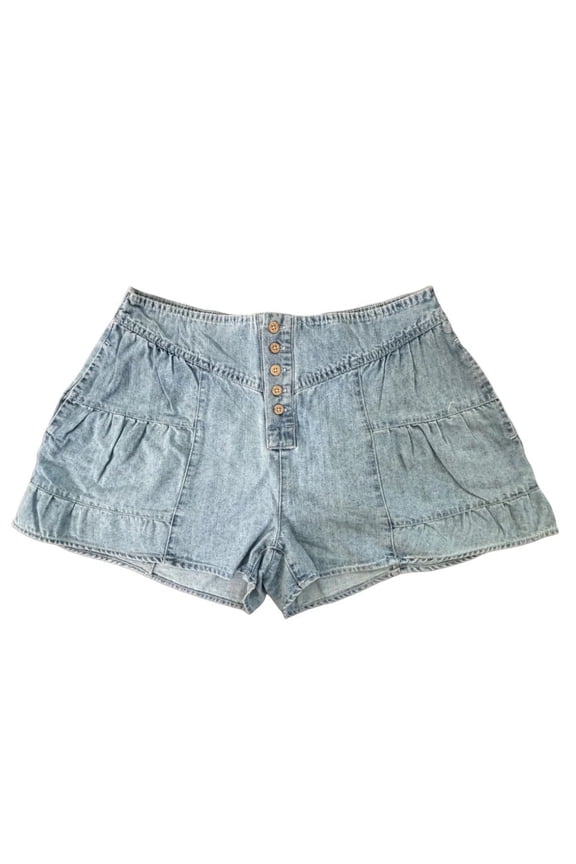 As Sweet As Can Be Light Denim Junior Women's Shorts size Medium