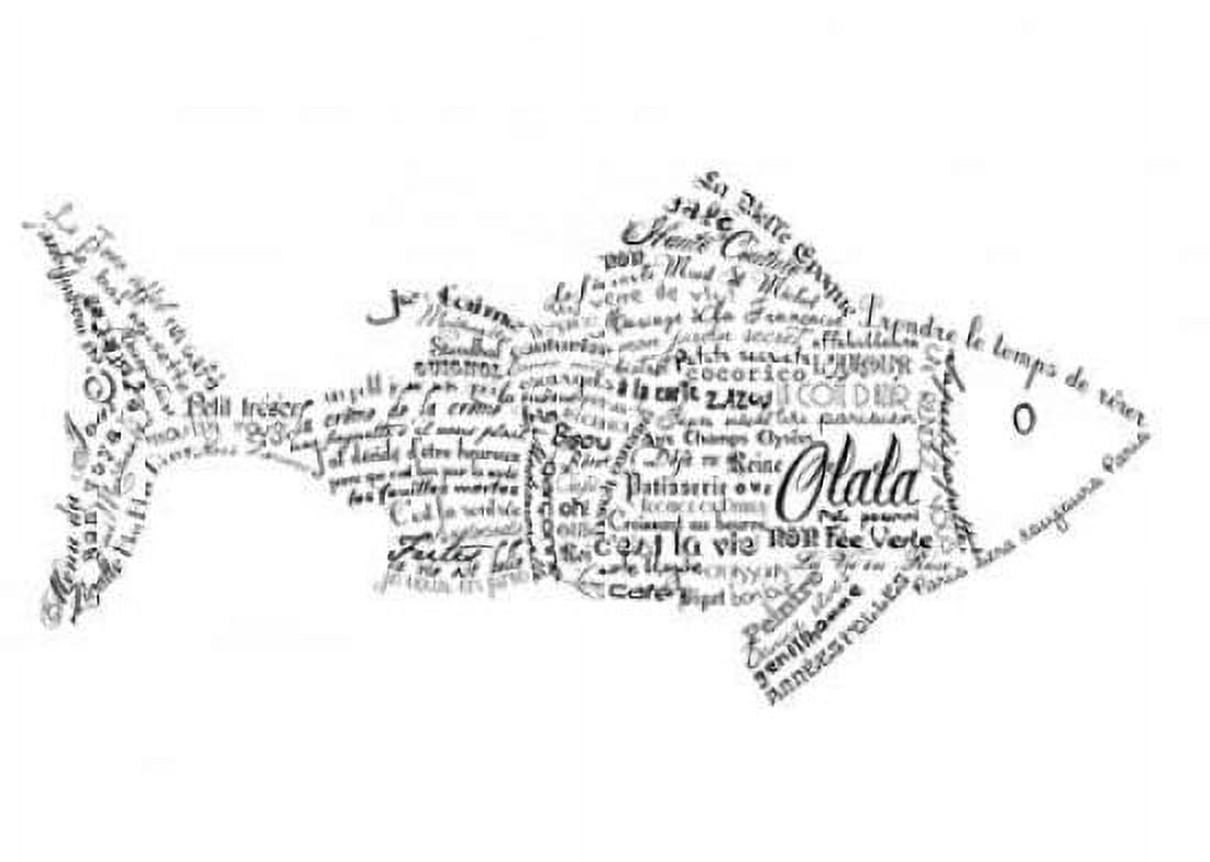 As The French Say-Fish Canvas Art - Marion De Lauzun (18 x 24)