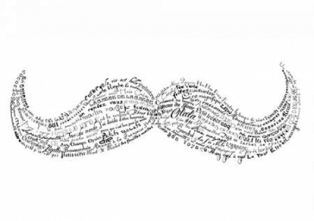 As The French Say-Moustache Canvas Art - Marion De Lauzun (20 x 28)