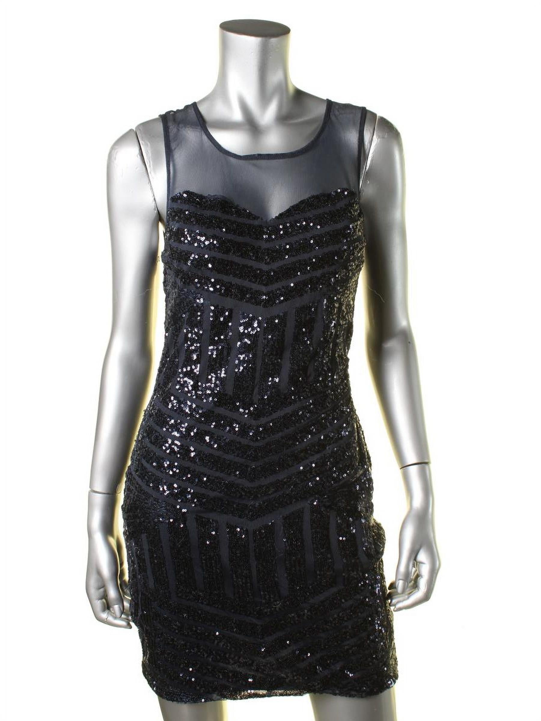as u wish black dress As U Wish Juniors Illusion Waist Bodycon Dress – USAFashion main image 0