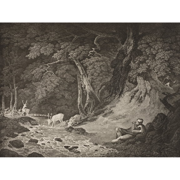 As You Like It. Act Ii. Scene I. The Forest Of Arden. Jaques Amiens And Lord.