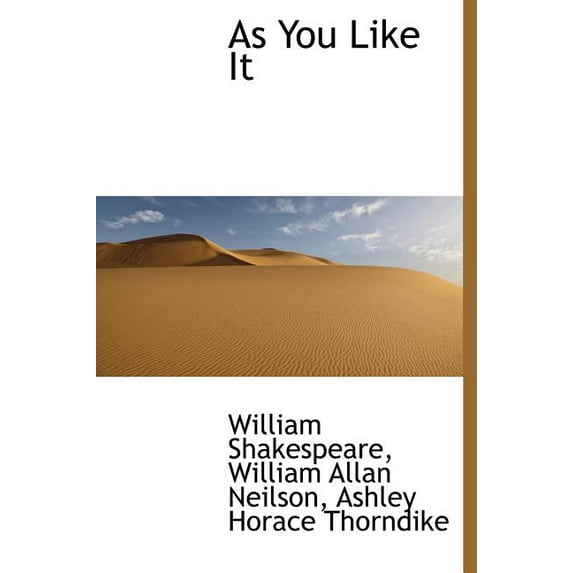 As You Like It (Hardcover)