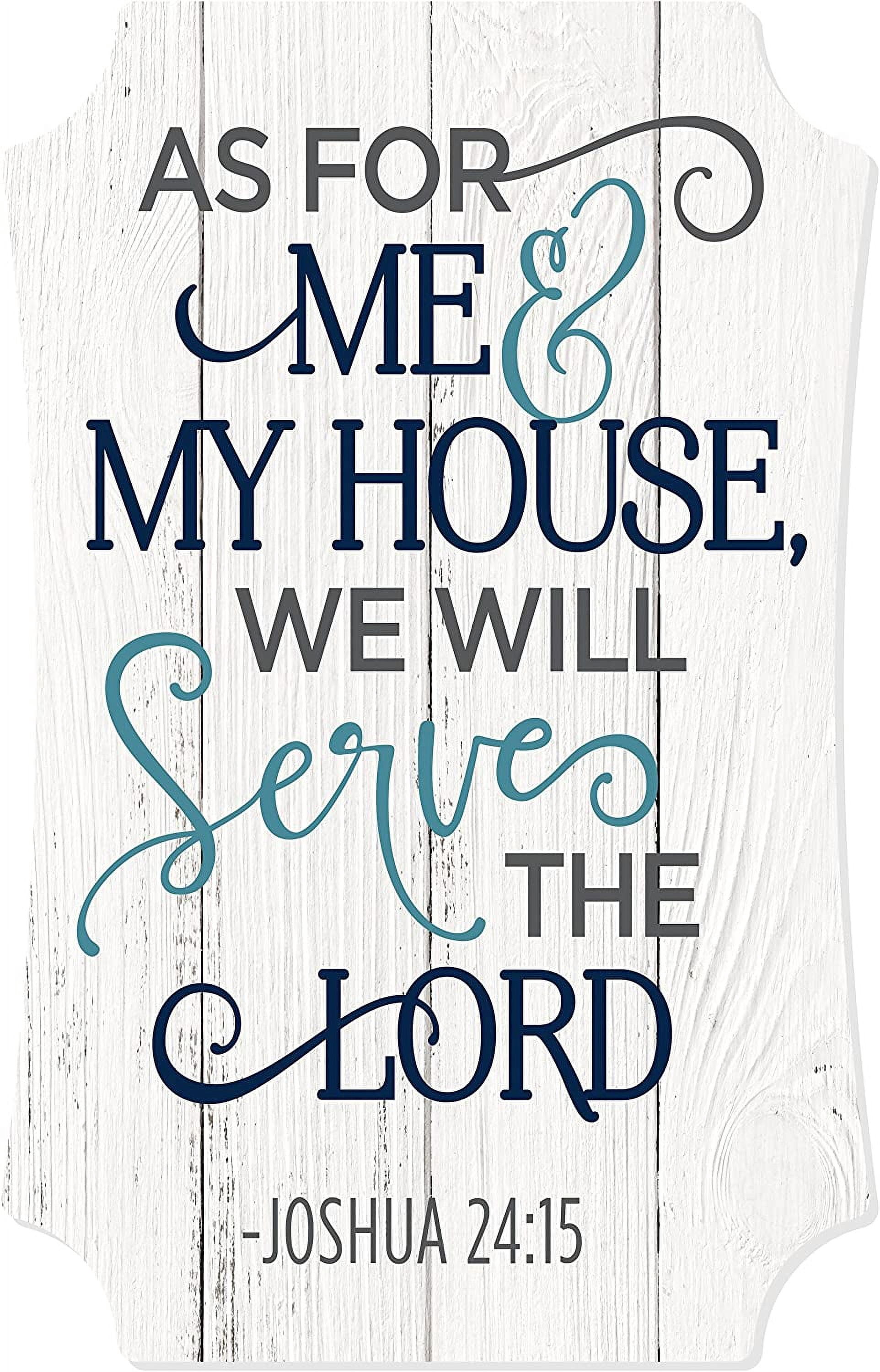 As for Me and My House We Will Serve The Lord Scalloped Wood Sign 8x12 ...