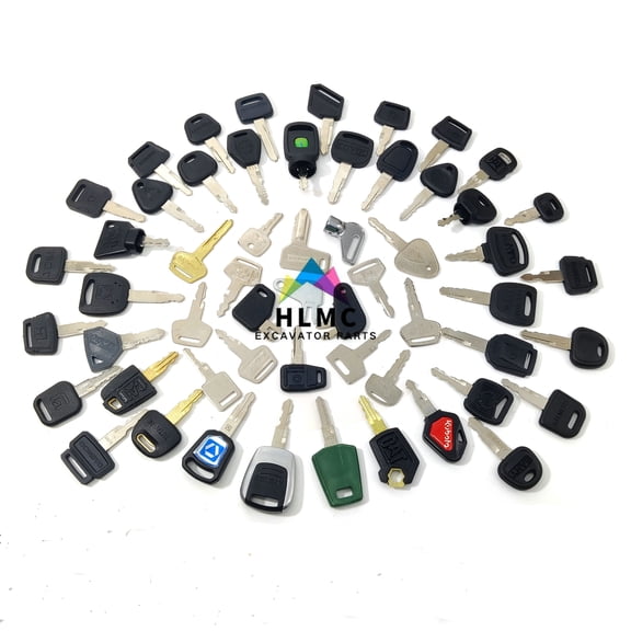 As picture 56pcs-Replacement Key Set for Construction Machinery, City Switch, Start