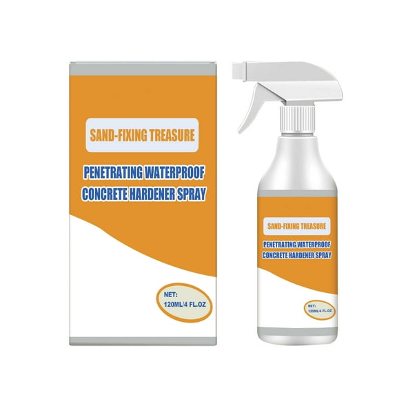 As show Concrete Hardener Waterproof Spray 120Ml Strengthening Sealer Anti-Dust Surface Protector Indoor Outdoor Use #XbXP1