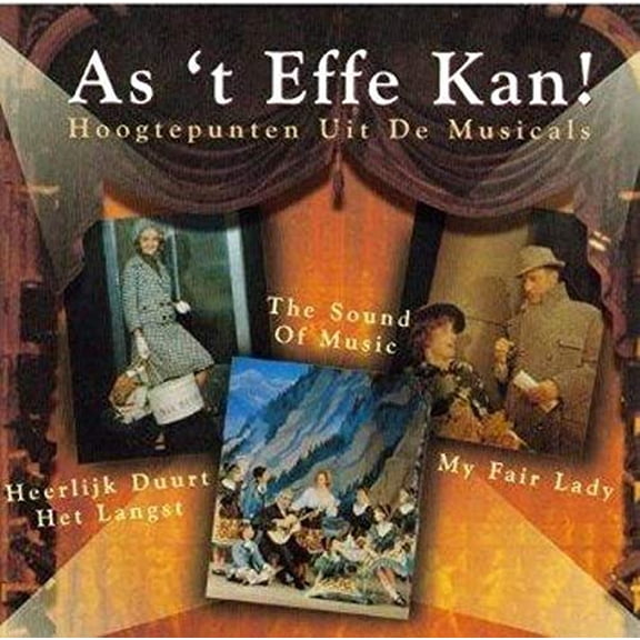 As 't Effe Kan Ja Dan Musical Cast Recording (CD)