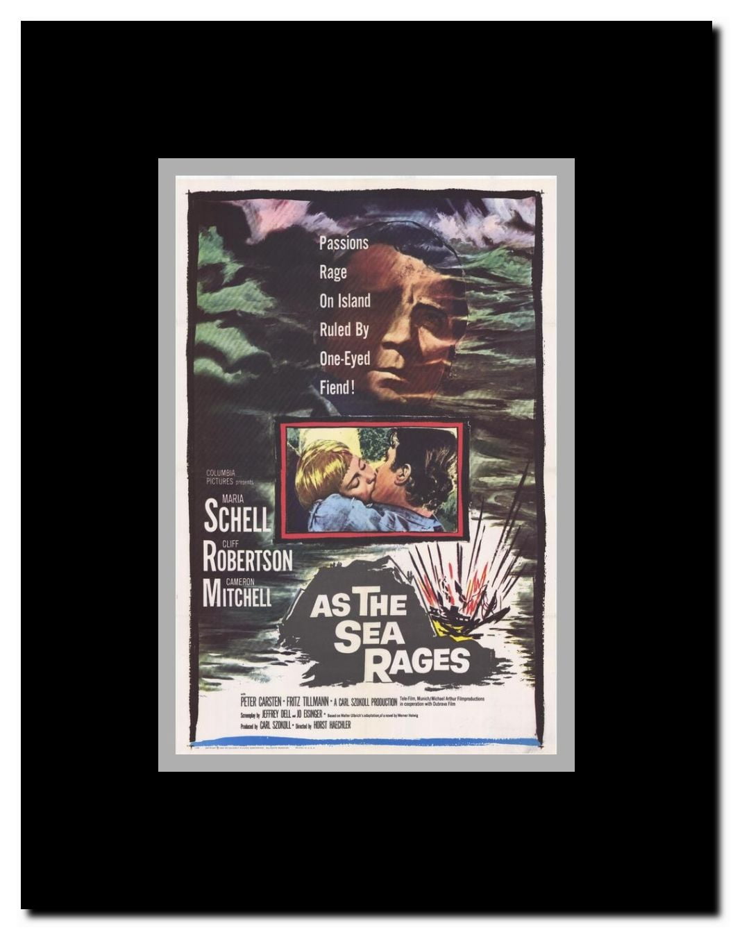 As the Sea Rages Framed Movie Poster