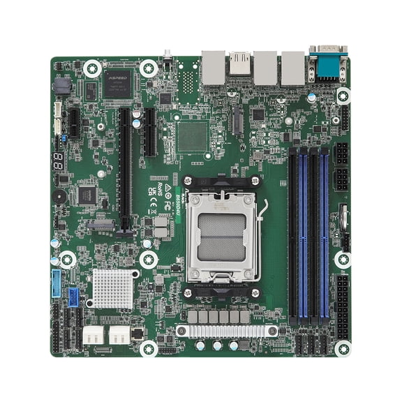 AsRock Rack B650D4U Micro-ATX Server Motherboard Single Socket AMD EPYC 4004 and AMD Ryzen 8000/7000 series Processors (LGA 1718) B650E PCIe 5.0 Dual 1G Lan