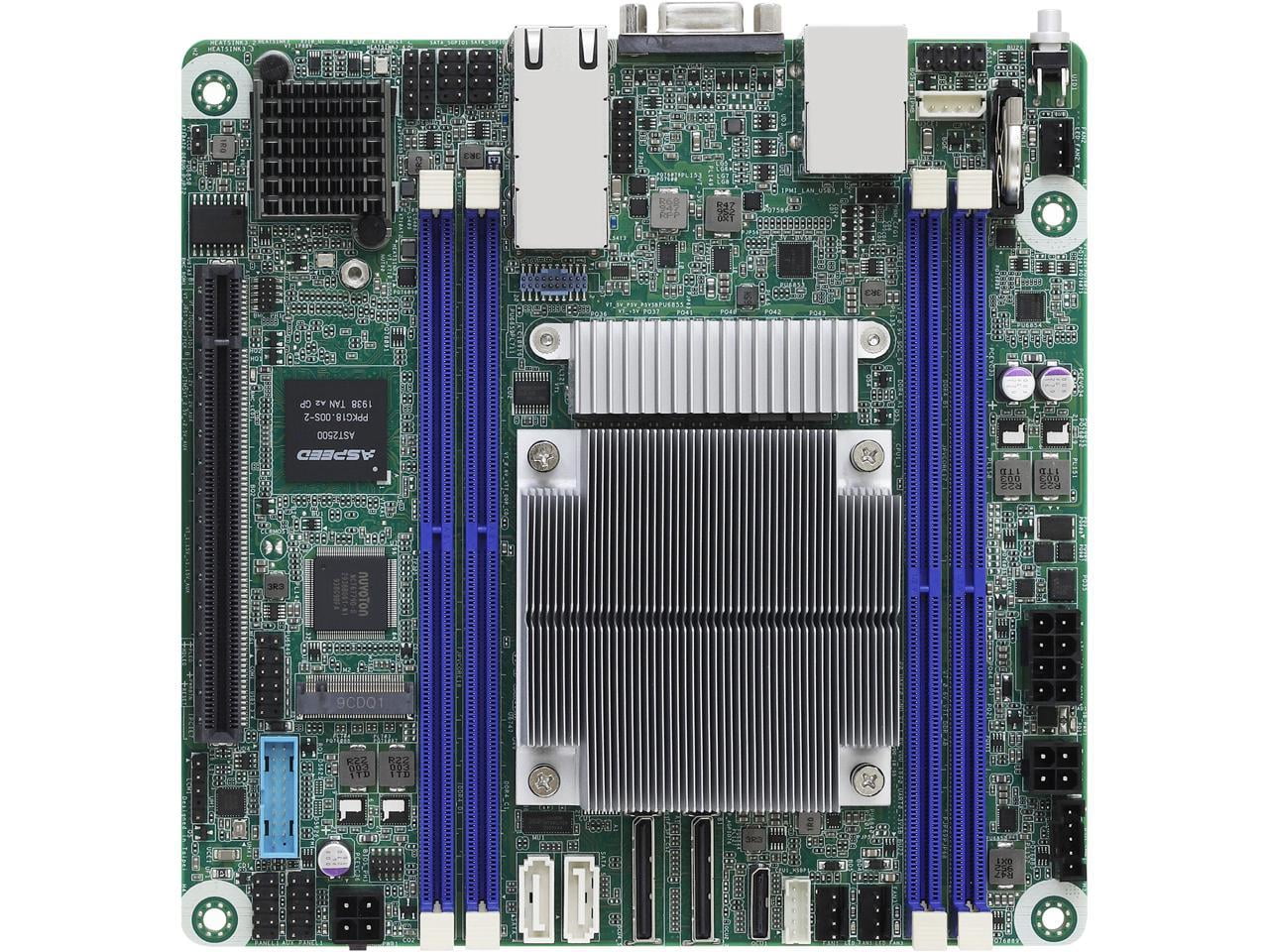 AsRock Rack EPYC3451D4I2-2T Mini-ITX Server Motherboard SP4 AMD EPYC ...
