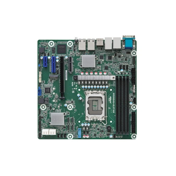 AsRock Rack W680D4U-2L2T/G5 Micro-ATX Server Motherboard Single Socket 12th & 13th Gen Intel Core series processors (LGA 1700) W680 Dual 10G Lan PCIe 5.0