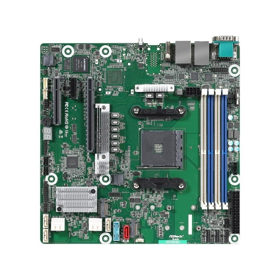 AsRock Rack X570D4U micro-ATX Server Motherboard AMD AM4 PGA 1331 Dual GLAN