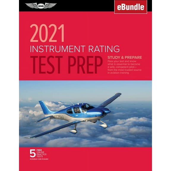Pre-Owned Asa Test Prep: Instrument Rating Test Prep 2021: Study & Prepare: Pass Your Test and Know What Is Essential to Become a Safe, Competent Pilot from the Most Trusted Source in Aviation Training (Ebundle