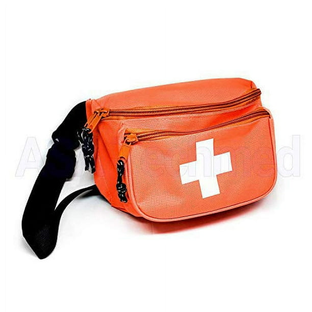 ASA Techmed First Aid Waist Pack Baywatch Style Fanny Pack Compact for Emergency at Home Car Outdoors Hiking Playground Survival Camping