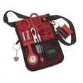 thumbnail image 1 of AsaTechmed Medical Belt Utility Kit, Nurse Pro Pack Pocket Organizer Pouch Hip Bag | Antimicrobial, EMT, CNA, NP, PA, Student, Nurse Kit (Red), 1 of 1