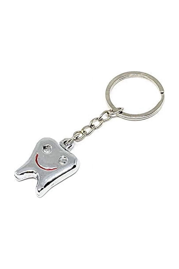 Nurse Gift Key Chain Set Mini Medical Tools with Stethoscope, Tooth Mirror & Dental Pliers, Dental Sign 3Piece Portable Kit