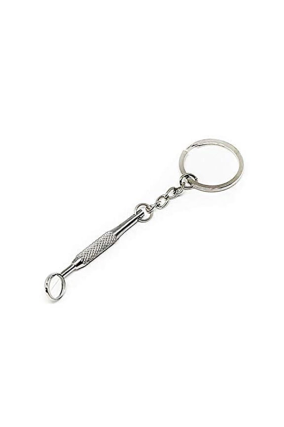 Nurse Gift Key Chain Set Mini Medical Tools with Stethoscope, Tooth Mirror & Dental Pliers, Silver, 3Piece Portable Kit