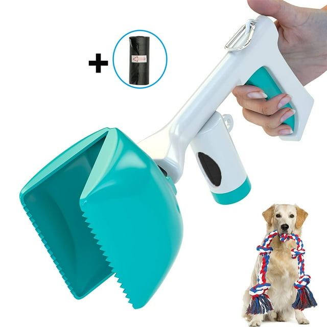 Asablve Pet Pooper Scooper for Dogs, Sanitary Waste Pick Up with Long
